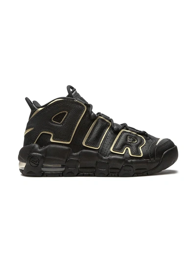 Nike Air More Uptempo Sneakers In Black