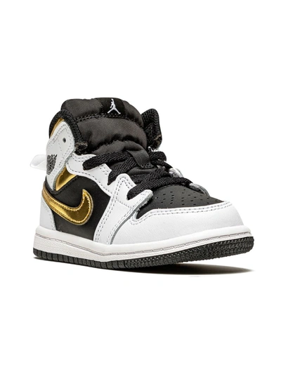 Jordan 1 Mid "white/gold" Sneakers