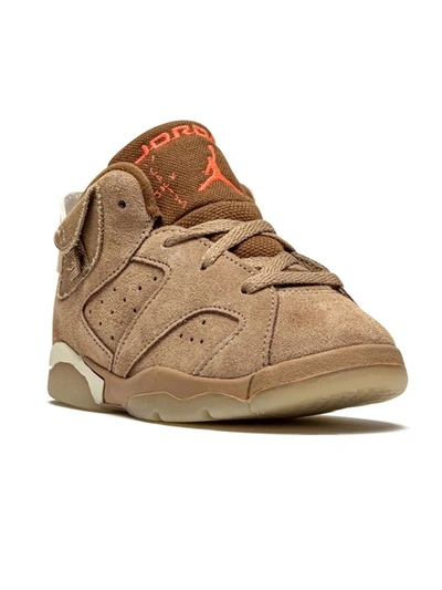 Jordan Babies' Air  6 Retro Sneakers In Brown