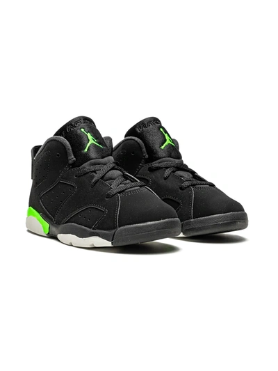 Jordan Babies'  6 Retro Mid-top Sneakers In Black