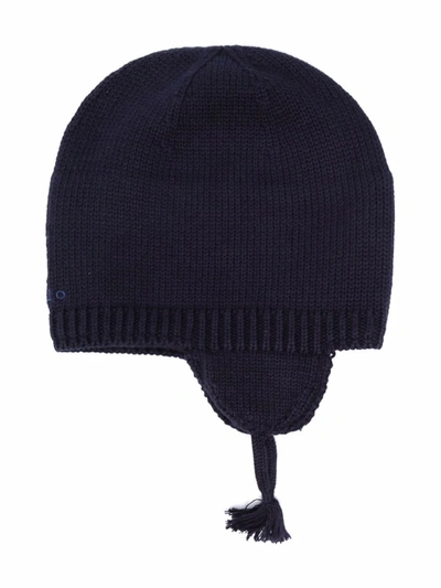 Polo Ralph Lauren Babies' Logo Embroidery Hat In 蓝色