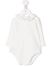 La Stupenderia Embroidered Collar Body In 白色