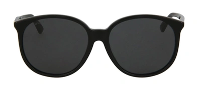 Gucci Gg0261sa 001 Round Sunglasses In Grey