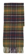 BARBOUR WOOL CASHMERE TARTAN SCARF,BARBO30278