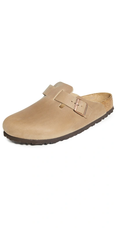 Birkenstock Boston Soft Footbed Tobacco In Tobacco Brown