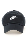 Nike Washed Futura Heritage86 Cap In Black