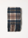 Barbour Scarf In Tartan Wool In Blue