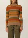 ALBERTA FERRETTI SWEATER ALBERTA FERRETTI WOMAN COLOR BROWN,C25435032