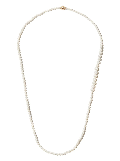 Sophie Bille Brahe 14kt Yellow Gold Peggy Pearl Mini Necklace