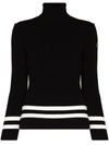 Fusalp Judith Roll-neck Thermal Base-layer Sweater In Black