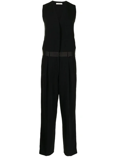 Pre-owned Celine Tailored Sleeveless Jumpsuit In Black