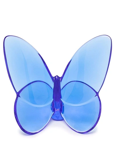 Baccarat Papillon Butterfly Decoration In Blue
