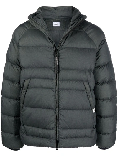 C.p. Company Padded Quilted Jacket In Grey | ModeSens