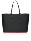 Christian Louboutin Women's Cabata Leather Tote In Black