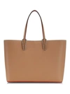 Christian Louboutin Women's Cabata Leather Tote In Nude Nude