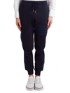 Thom Browne Three-stripe Drawstring Joggers In Navy