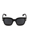 Amiri 51.5 Mm Classic Logo Sunglasses In Black