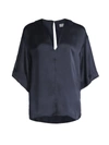 Equipment Peri Sleeveless Silk Blouse In Eclipse