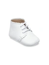 ELEPHANTITO BABY GIRL'S SCALLOPED LEATHER BOOTIES,400014839766