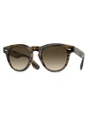 Brunello Cucinelli Men's Nino Photochromic Sunglasses In Olive Smoke Chrome Olive