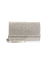 Judith Leiber Fizzoni Crystal Clutch In Light Silver
