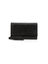 Judith Leiber Fizzoni Crystal Clutch In Black