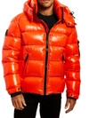 Sam Glacier Down Puffer Jacket In Orange