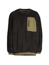 UGG MEN'S NIKO FAUX SHEARLING CREWNECK SWEATER,400014208915