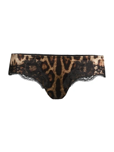 Dolce & Gabbana Brasilian Lace Briefs In Leo New