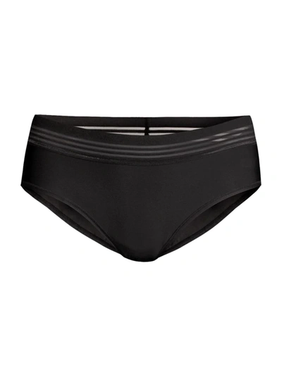 Le Mystere Second Skin Hipster Briefs In Black