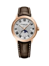 RAYMOND WEIL MEN'S MAESTRO MOONPHASE ROSE GOLD LEATHER-STRAP WATCH,400014903201