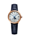 RAYMOND WEIL WOMEN'S MAESTRO MOON PHASE MOTHER-OF-PEARL LEATHER WATCH,400014904171