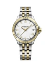 RAYMOND WEIL WOMEN'S TANGO TWO-TONE GOLD & STAINLESS STEEL BRACELET WATCH,400014903459