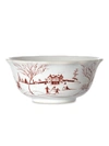 Juliska Country Estate Winter Frolic Ruby Cereal Ice Cream Bowl
