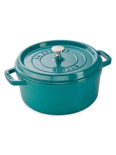 Staub 4-quart Round Dutch Oven In Mint Green