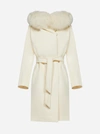 MAX MARA MANGO HOODED WOOL COAT