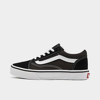 Vans Little Kids' Old Skool Casual Shoes In Black/white