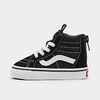 Vans Sk8-hi Zip Black/white  Vn000xg5y28 Toddler