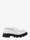 Alexander Mcqueen Leather Loafer In White