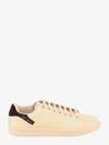 Raf Simons Orion Faux-leather Low-top Sneakers In Beige