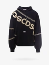 Gcds Chain-link Logo-print Hoodie In Black