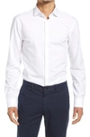 Nordstrom Tech-smart Extra Trim Fit Dress Shirt In White