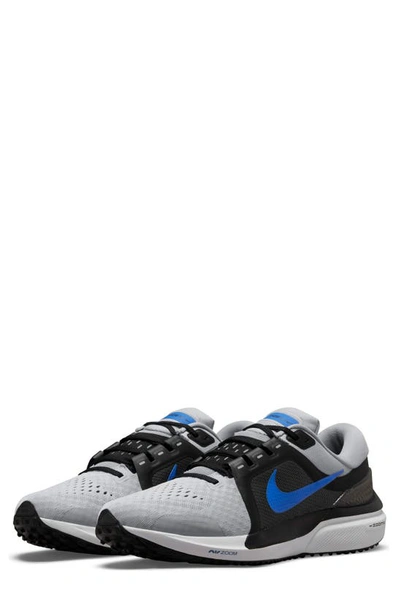 Nike Men's Air Zoom Vomero 16 Running Sneakers From Finish Line In Black/anthracite/smoke Grey/metallic Silver