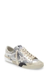 Golden Goose Super-star Penstar Low Top Sneaker In Silver/ White/ Milk
