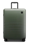 Monos 27-inch Medium Check-in Spinner Luggage In Olive Green