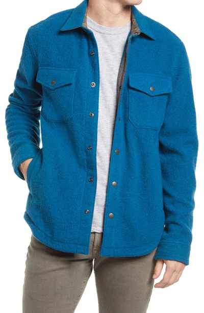 L.l.bean X Todd Snyder Wool Blend Shirt Jacket In Twilight