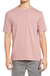 Faherty Organic Cotton Pocket T-shirt In Sunrose