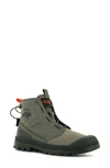 Palladium Pampa Travel Lite Boot In Olive Night