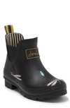 Joules Wellibob Short Rain Boot In French Navy