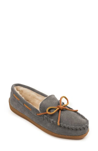 Minnetonka Moccasin In Charcoal